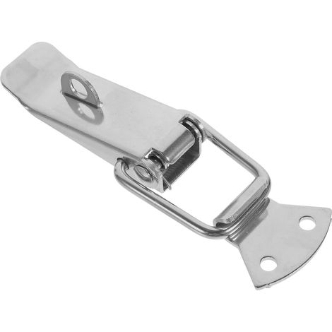 Fermoir Métallique pour Boîte en Bois, Verrou à Boucle Résistant Loquet de Fermeture, pour Coffres et Valises, Accessoire pour Bricolage et Maison (1/5)