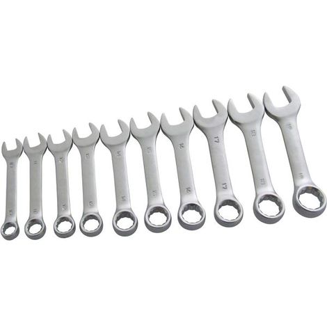SET 10 CHIAVI COMBINATE CHIAVE CORTE MISURE 10-11-12-13-14-15-16-17-18-19 mm