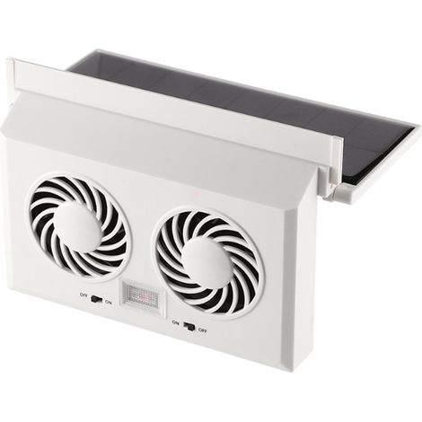 Ventilateur De Fenêtre Solaire Pour Voiture Installation Facile (1/5)
