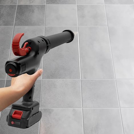 Cordless Caulking Gun Electric Glue Gun Rechargeable Sealant Gun, Lithium Battery Powered Caulk Gun Handheld Adhesive Dispenser for Home Improvement, Construction (1/5)