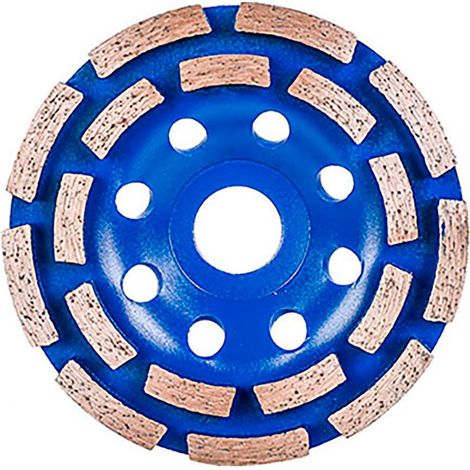 Meule à cupule diamantée segmentée 18 dents profi ø115 x 22,2 mm (1/2)