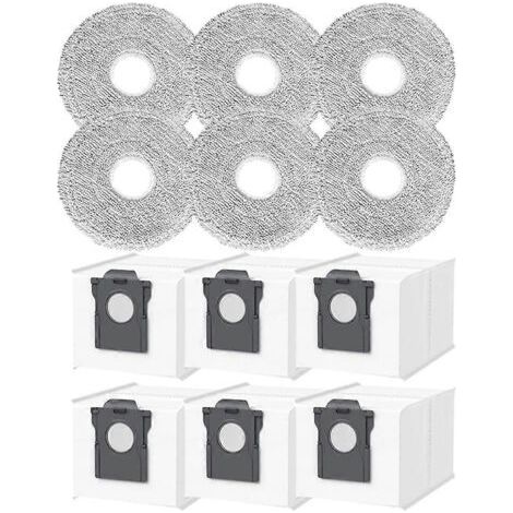 Ensemble de 12 sacs à poussière pour balai aspirateur Dreame MOVA E40 Ultra - Pièces de rechange incluses (1/5)
