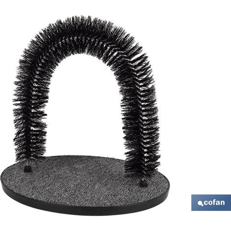 COFAN rascador para gatos en forma de arco 35 x 25 x 37 cm , Rascador y masajeador para gatos en forma de arco.Fabricado en polipropileno y acero inoxidable de alta calidad.Este ra (1/5)