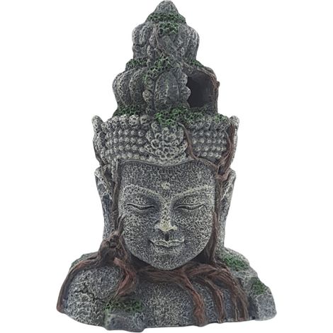 Statue Asie Tête, hauteur 12.5 cm, décoration aquarium - animallparadise (1/5)