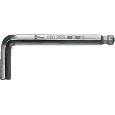 Wera 950 PKS Clé à fourche, métrique, six pans creux, SW 5,0 mm, longueur 90 mm (1/5)