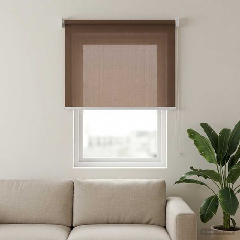 vidaXL Store enrouleur extérieur à 90% de blocage UV Taupe 60 x 140 cm (1/5)