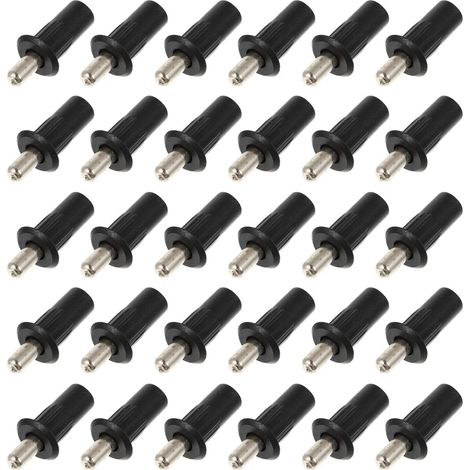 Goupille de Réparation Télescopique Lot 30 Pcs pour Obturateur Noir Pp et Fer, Usage Professionnel ou Personnel, pour Cabinet et Shutter, Facile à Utiliser et Portable (1/5)
