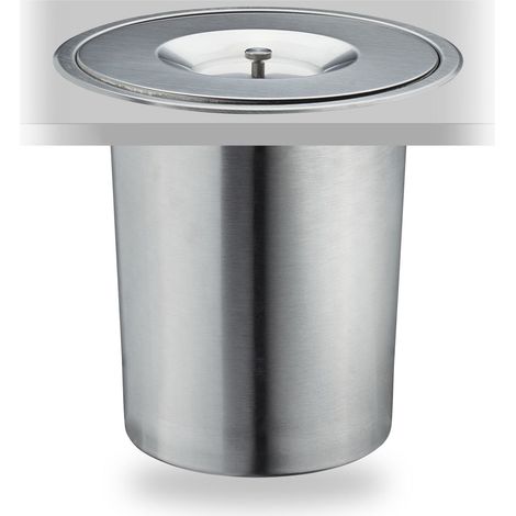 Stainless steel bin 8l
