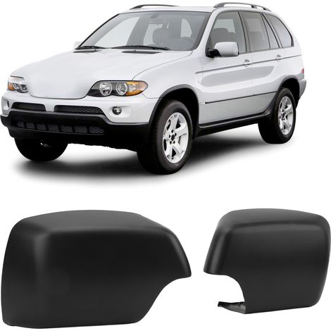 Deux coques de rétroviseurs de portière sont disponibles à la vente. Prix : 51168256321. Compatibles avec BMW X5 E53 (2000-2006). (1/5)