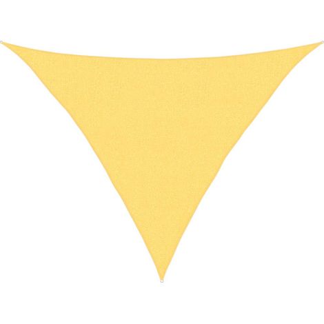 Vela Parasole Telo Ombra Parasole a Vela 160 g/m² Beige 2,5x2,5x3,5 m in HDPE (1/4)