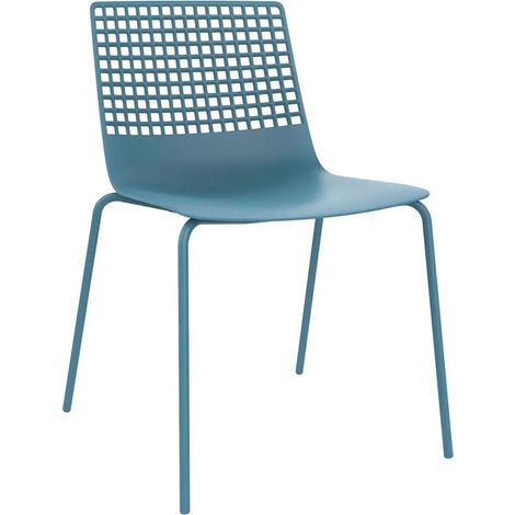 Mobili da giardino resol wire garden chair resistente impilabile