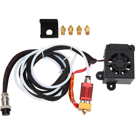 Hot-End-Kit mit Silikonhülle und Ersatzdüse für CR-10 3D-Drucker