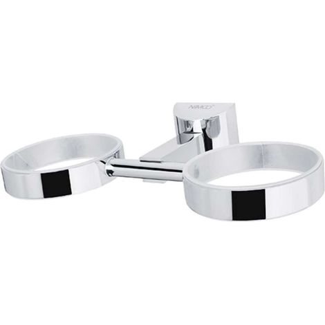Nimco Pallas Athéna - Soporte para dos vasos, cromado PA 12050DX-26