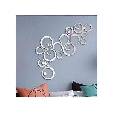 Décoration intérieure innovante, stickers miroir amovibles pour une expérience visuelle élégante, matériau acrylique durable pour votre art mural créatif (1/5)