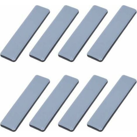 Patins glisseurs pour meubles lourds – 8 pièces 25mm x 100mm – Résine écologique – Anti-vibration pour parquet et carrelage - 25mm100mm (1/4)