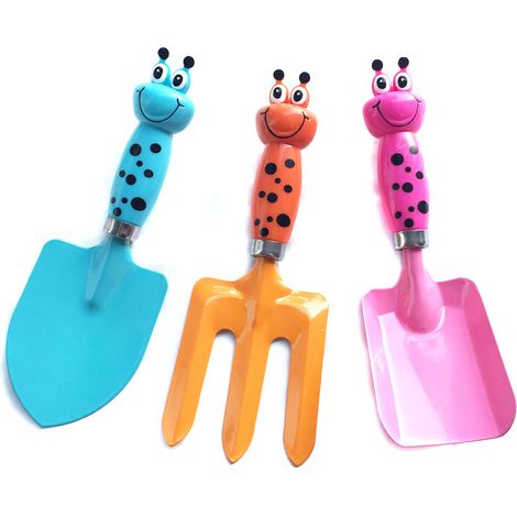 Set of 3 tools for children, insects -