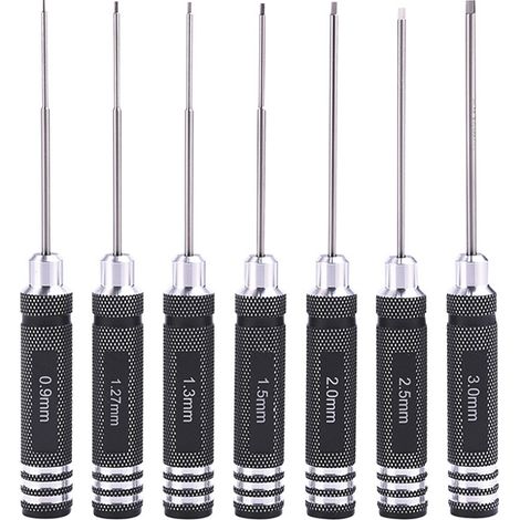 Sollbry 7-teiliges magnetisches Ratschen-Schraubendreher-Set – Präzisionstechnik – weit verbreitet im RC-Hobby und bei Werkbankarbeiten (1/5)