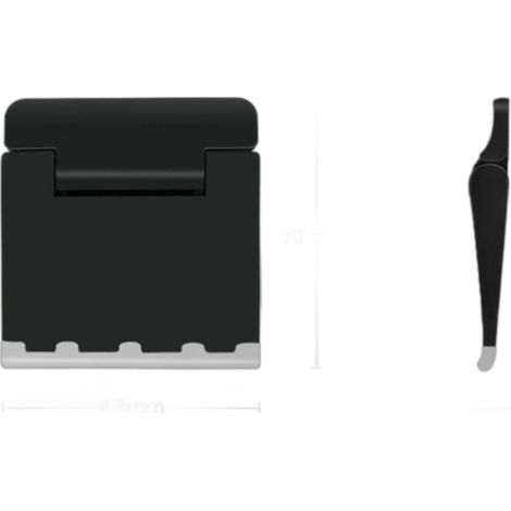Paare von Standard-Mini-Laptops, faltbar, verstellbar, rutschfeste Silikonbasis, geeignet für alle Laptops, MacBooks, Notebooks, Tastaturen (silber).