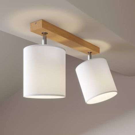 [NEUWERTIG] B-Ware Euluna Deckenstrahler Corralee Deckenlampe Leuchte Lampe Weiß Zweiflammig E27