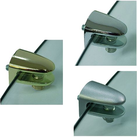 1BLISTER MORSETTO REGGICRISTALLO alluminio - pz. 2