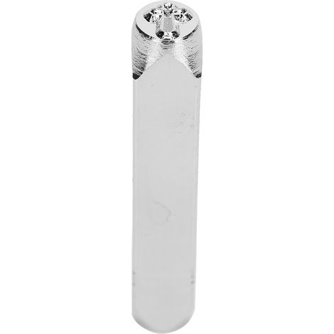 Poinçon de marquage manuel métal 6mm 1/4" pour création artisanale de bijoux DIY, outil de gravure design (1/5)