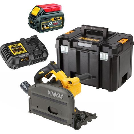 Dewalt DCS520T1 54v XR FLEXVOLT Cordless Plunge Saw 165mm - 1 x 6.0ah Battery (1/5)