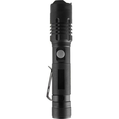 Linterna LED V-TAC de 10 W con batería recargable USB-C, 100 lm/W, IP54