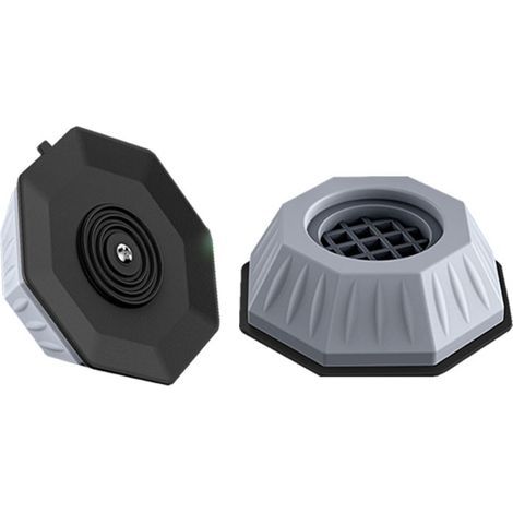 4 Pièces Tapis Anti Vibration Machine a Laver, Patin Anti Vibration Machine à Laver en Caoutchouc, Convient Machine a Laver pour Machines à Laver et Sèche-Linge (1/5)