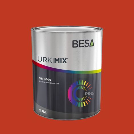 Pot de peinture Polyuréthane / bi composant Orange Sang RAL 2002  Satin - 150 gr