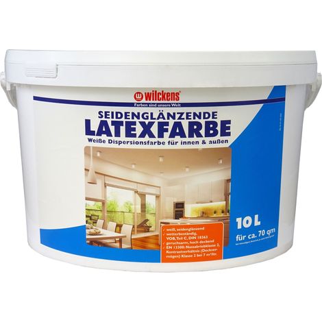 Wilckens Latexfarbe seidenglänzend Weiß 10l 13490200110