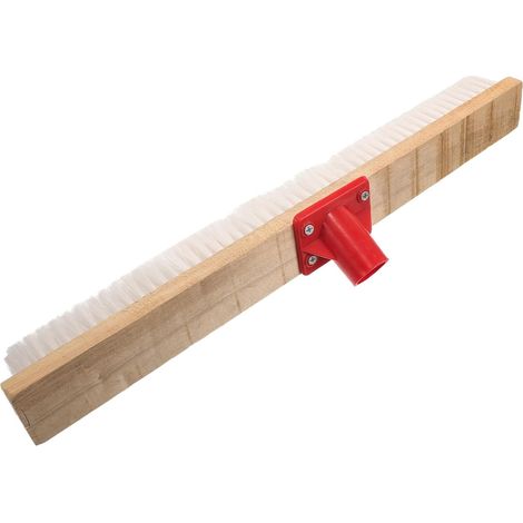 Brosse de Sol Résistante à L'usure en Bois et Plastique avec Poils Durs pour Nettoyage en Profondeur des Sols et Béton, pour Zones à Fort Passage et Escaliers (1/5)