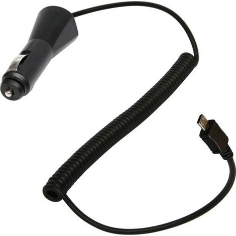 Chargeur - Universel - 12V/24V - Prise allume-cigare - Micro USB - Auto/Voiture/Camion