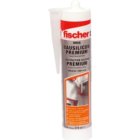 Fischer 1x Silicone per edilizia DBSA 310 ml nero - 53094 (1/3)