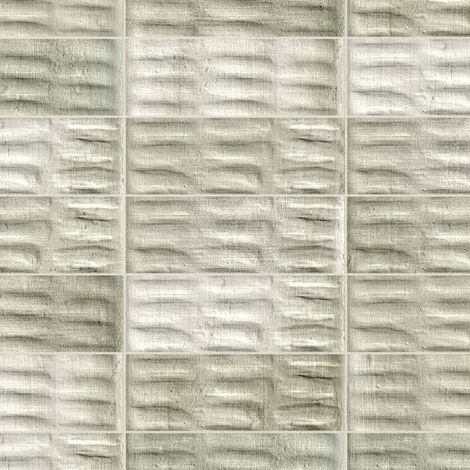 Carrelage effet Zellige 3D Vert Seed 24,6x6x0,85 cm Azurel - Sol et mur intérieur (vendu par carton de 0,5 m²) - RO'MA CARRELAGE