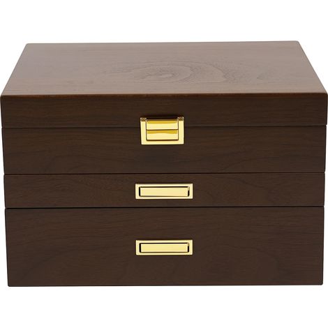 Boîte à bijoux, 3 couches, design moderne, Type2 (1/2)