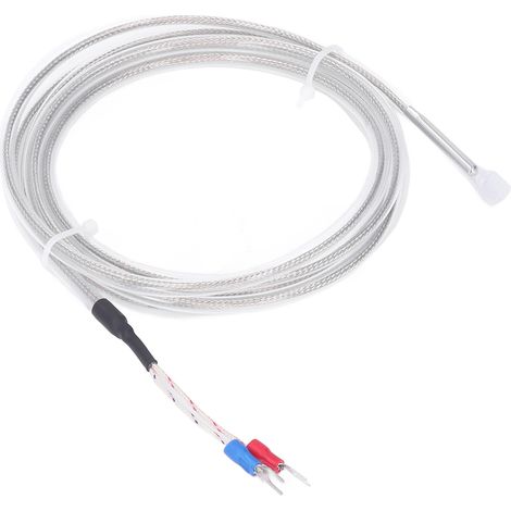Sonde de température à thermocouple de type K BERM, étanche et anticorrosion, 3 m / 9,8 pi (1/5)