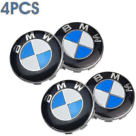 Lot 4 enjoliveurs centre roue 56mm - Pour diverses marques (1/4)
