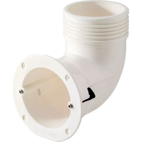 Raccord plastimo ez air elbow connector 25 mm 10 cm