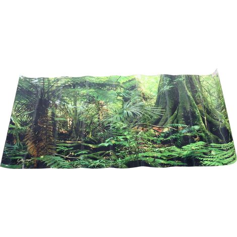 Autocollants décoratifs pour aquarium, peinture PVC, fond de plantes aquatiques, décoration d'aquarium (1/5)