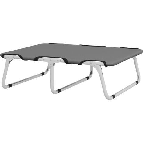 Cuccia pieghevole per cani, robusta e confortevole, con portata massima di 10 kg, dimensioni 71x58x20 cm, colore grigio, spedizione in loco. (1/5)