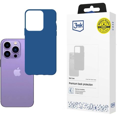 Apple iPhone 14 Pro Max - 3mk Matt Case blau