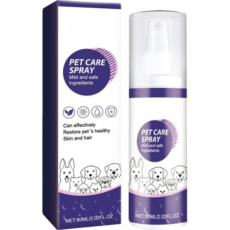 Spray de Nettoyage pour Animaux de Compagnie,pour Animaux Ddomestiques,pour Le Nettoyage et Le Soin (1/5)