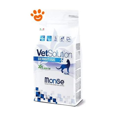 Monge Cat VetSolution Dermatosis  - Monge Cat VetSolution Dermatosis - Sacco Da 1,5 Kg