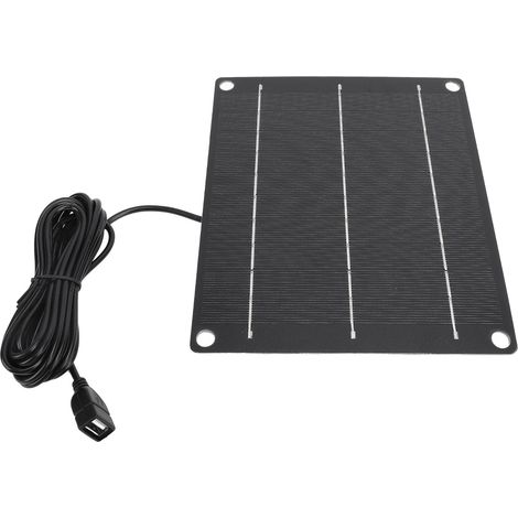 Chargeur solaire USB multifonctionnel 6W à conversion d'énergie haute efficacité (1/5)