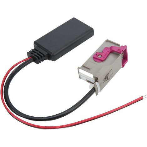 Bluetooth 5.0-Funkmodul mit 32-poligem AUX-IN-Adapter als Ersatz für A3 A4 A6 A8 RNS E Navigation