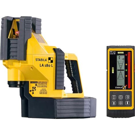 Stabila Multilinien-Laser LA 180 L, 6-teiliges Set, Laser-Empfänger, Tragekoffer (1/5)
