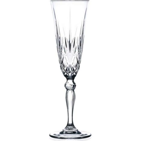 RCR Cristalleria Italiana Opera - FL - Set da 6 Calici Flute in Cristallo
