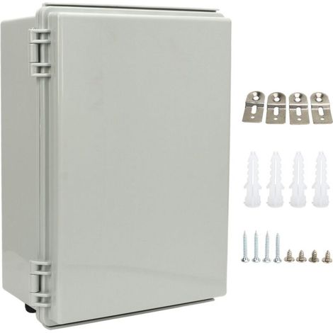 DC1000V PV Combiner Box, 4 en 2 Out IP65 Protection contre les Surtensions Solaires PV Combiner Box pour Systèmes Solaires, Boîtier en PVC, Protection contre la Foudre (1/5)
