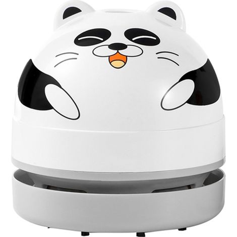 Mini aspirateur de bureau mignon sans fil, balayeuse de poussière de table, dessin animé, rechargeable par USB, fonctionne sur batterie (1/5)