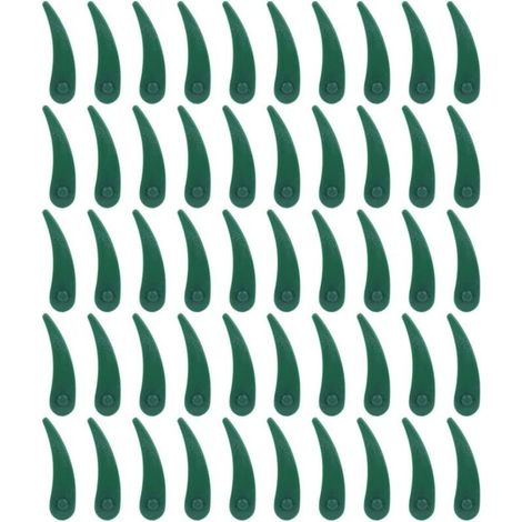 Lot de 50 lames de rechange en plastique pour coupe-bordures Bosch Durablade Art 23-18 LI Art 26-18 LI (1/4)